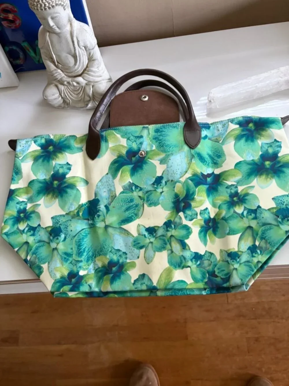Longchamp Le Pliage Orchidea Tote Bag,